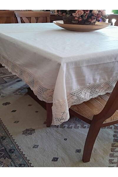 PAZARSEN مفرش طاولة دانتيل كتان حديث عادي من القطن في الطابق السفلي كتان مربع...