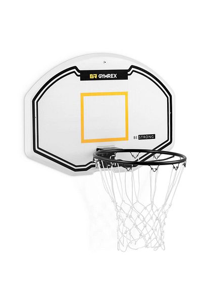 Gymrex Tablica kosz do koszykówki z obręczą do montażu na ścianę 61x91 cm
