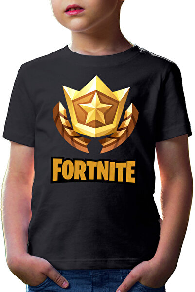 OEM Tricou copii Fortnite Gold Elo Seasons Gameplay Powerful Best Player