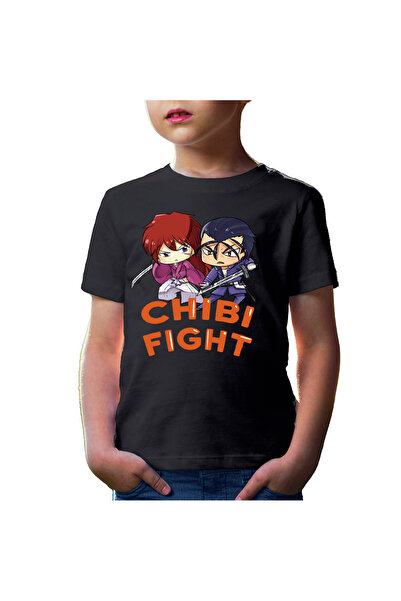 OEM Tricou copii Rurouni Kenshin Chibi Fight Kenshin Hajime