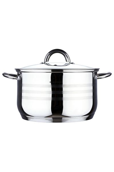 Blaumann Stainless steel casserole with lid 16 cm Gourmet Line