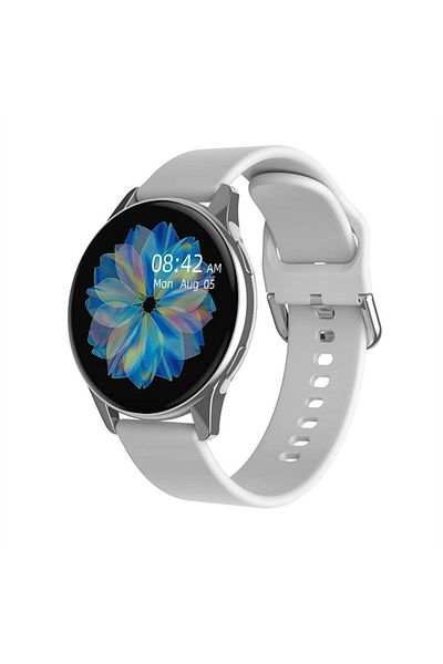 OEM Ceas Smartwatch Unisex COOSTAR T2PRO, 1.28" IPS HD, BT 5.4, FitCloudPro, Silicon, Silver, Sport