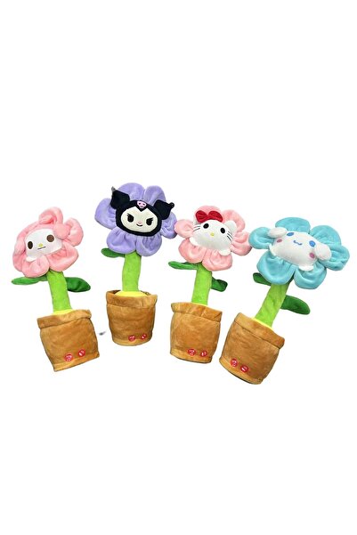 Flippy Interactive Plush Toy Rabbit - Rechargeable, USB, 120 Songs, Talks, Dances, 33x12 cm, Multico