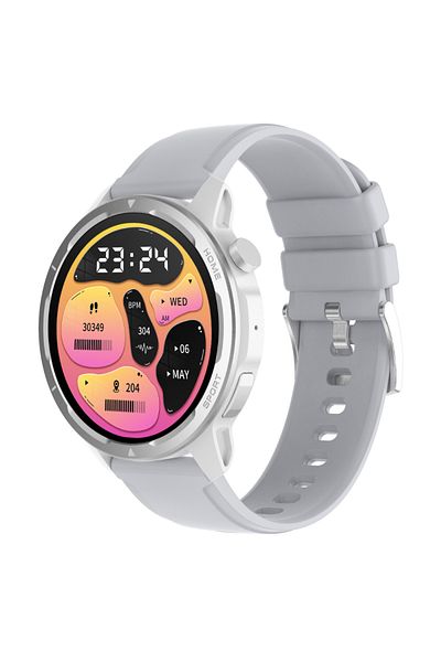 OEM Ceas Smartwatch Unisex TWINKLER TKY-S52M, 1.39" IPS TFT, BT 5.2, DaFit, Silicon, Silver, Sport
