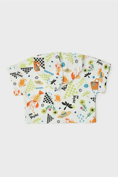 Tyess Girl Patterned Tracksuit Top