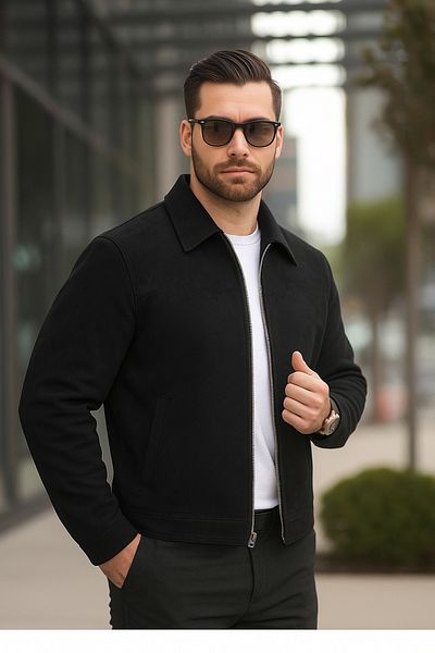 çerme Ανδρικό μπουφάν Old Money Premium εποχιακό μπουφάν με χαλαρή εφαρμογή