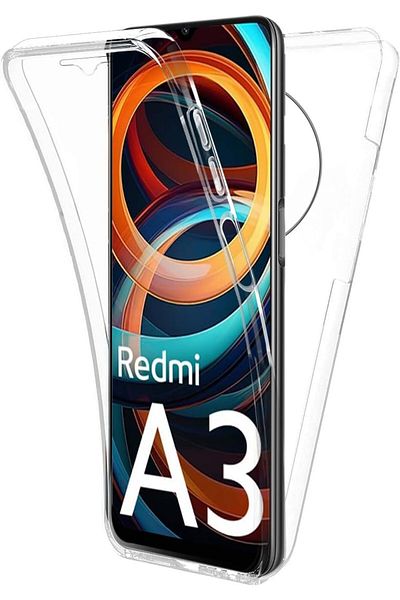 ALC MOBILE 360 case compatible with Xiaomi Redmi A3 - V2 Transparent front and back