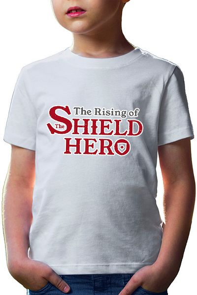 OEM Tricou copii Rising of the Shield Hero Logo Isekai Anime Weeb