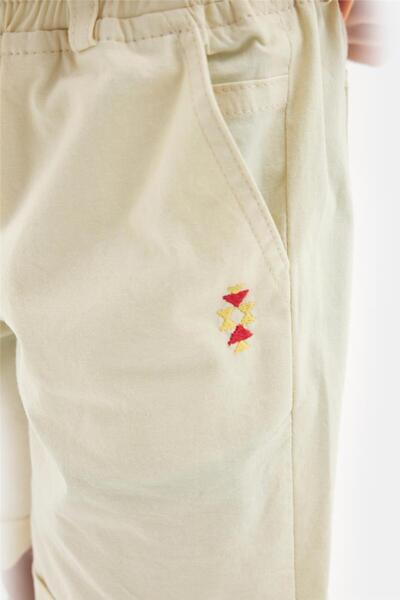 Nebbati Boy Ecru Shorts