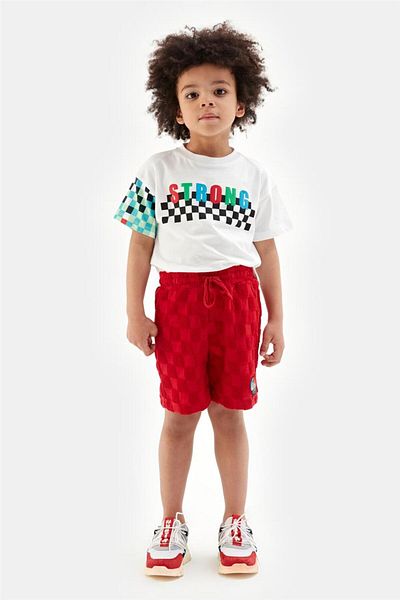 Nebbati Boy Red Shorts
