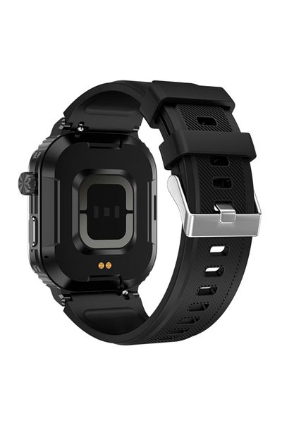 OEM Men's Smartwatch COOSTAR CR017, 2.01" HD, BT 5.1, FitCloudPro, Silicone, Black, Sport