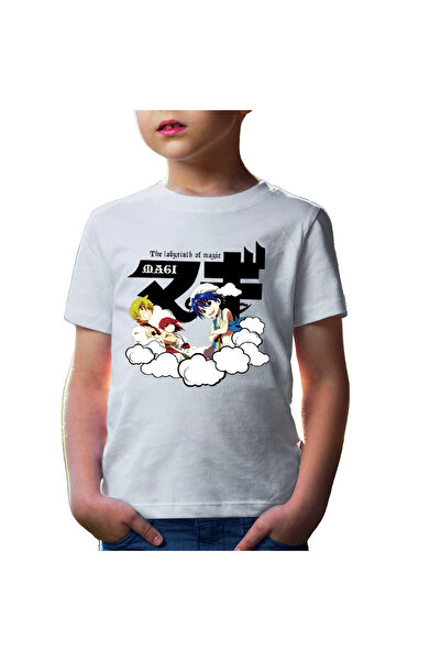 OEM Tricou copii Magi The Labyrinth of Magic Protagonists Group Clouds