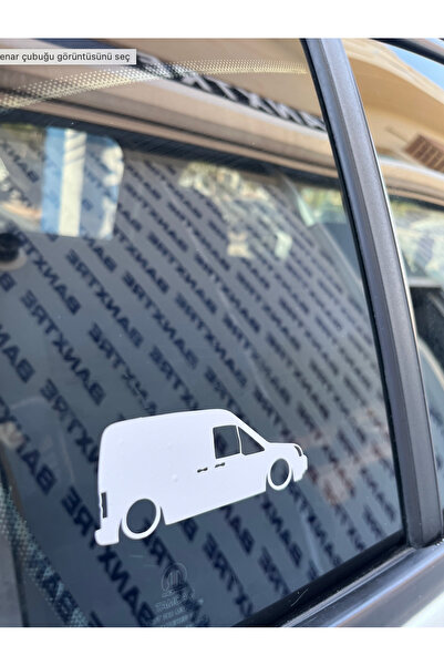 Banxtre ملصق توصيل مسطح للسيارة (2 قطعة) (10 سم × 4 سم)