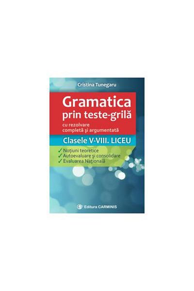 Editura Carminis Grammar through quizzes - with complete solutions