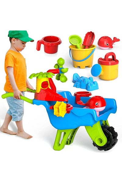 OEM Set jucarie pentru plaja, roaba cu accesorii incluse