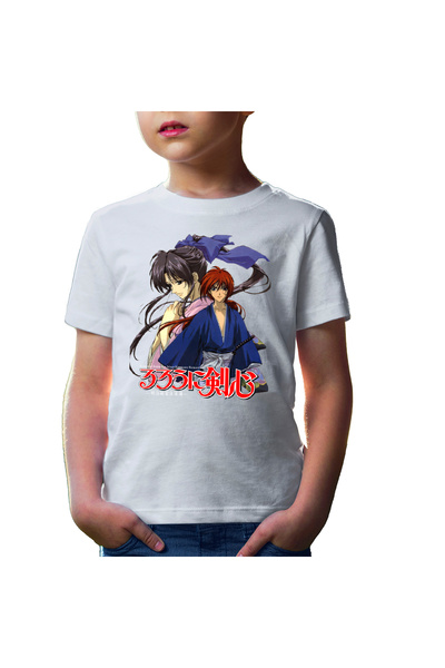 OEM Tricou copii Rurouni Kenshin Kaori Couple Anime Monster