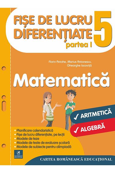 Editura Cartea Romaneasca Educational Differentiated worksheets. Mathematics: arithmetic