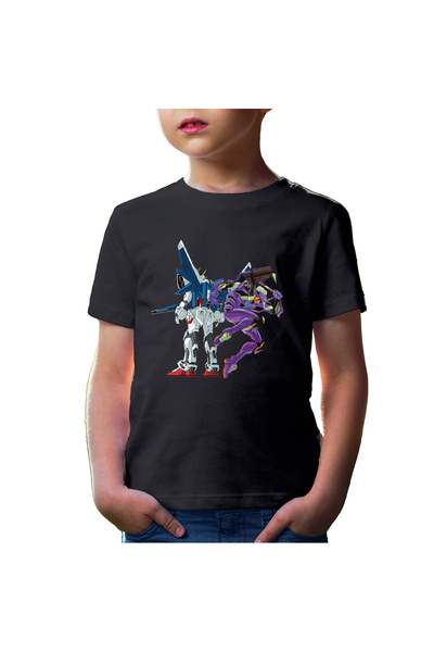 OEM Tricou copii dam Robot Blue Eva Flying