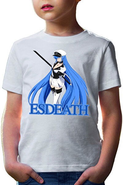OEM Tricou copii Akame ga Kill Esdeath Spadasin Otaku Bishoujo Gore