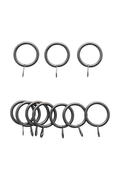 micasa 10-Piece Antique Look Rings 19mm