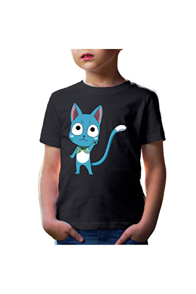 OEM Tricou copii Fairy Tail Happy Cat Ninja City Mustang