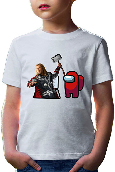 OEM Tricou copii Thor Among Us Suspicious Vent Hammer Gameplay Puzzle