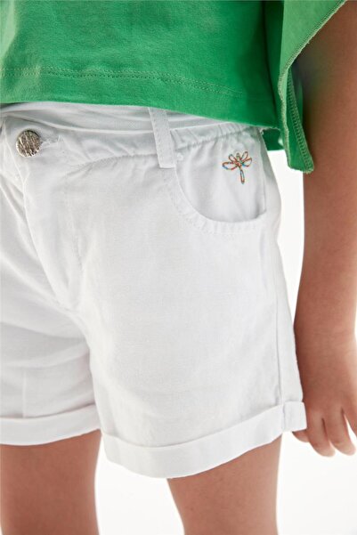 Tyess Girl White Shorts