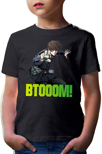 OEM Παιδικό μπλουζάκι Btooom! Sakamoto Ryouta Μαθητής Κόλπο Anime Δράση Gore