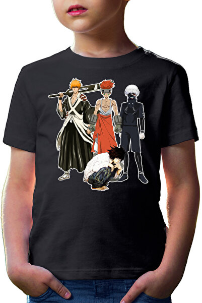 OEM Tricou copii Hoshin Engi Nataku Ichigo Bleach Kaneki Tokyo Ghoul Death Note