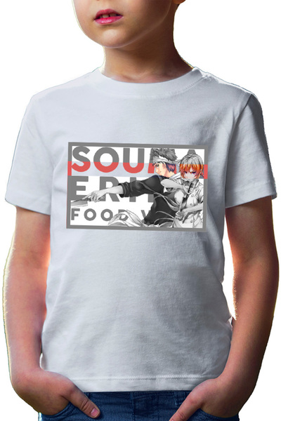 OEM Tricou copii Food Wars Souma Erina Manga Knife Anime Rosub