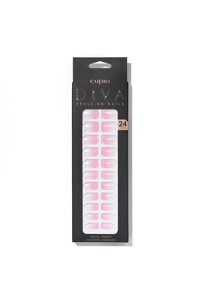 Cupio Σετ ψεύτικων νυχιών Diva - Blush Baby Boomer