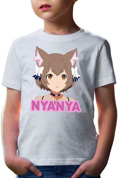OEM Tricou copii Re Zero Felix Cat Nya Kawaii Magic Youtube