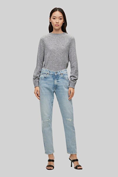 BOSS Kadın Jean Pantolon Mavi 461