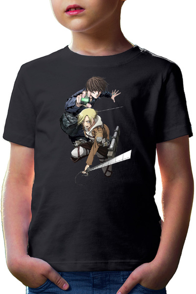 OEM Tricou copii Btooom! Sakamoto Ryouta AOT Annie Fight Monsters Sci-fi Cosplay