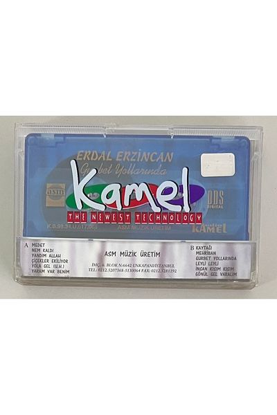Plakevi İzmir Erdal Erzincan Cassette on the Roads of Exile (Zero Original Period Printing Cassette with Gelatin)