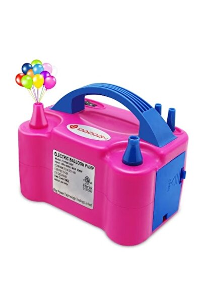 coshop Pompă electrică pentru baloane cu două ieșiri, roz, Coshop®