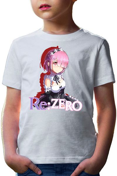 OEM Tricou copii Re Zero RAM Maiden Strongest Sister Demon Otaku Japan