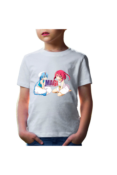OEM Tricou copii Magi The Labyrinth of Magic Alladin Morgiana Sitting