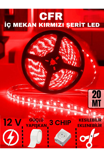 CFR LED AYDINLATMA 3 Çipli Iç Mekan Şerit Led Tüm Mekanlar-(trafosuz) 5,10,20...