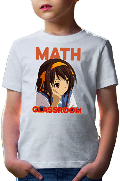 OEM Haruhi Suzumiya Μαθηματικό μάθημα Anime Κωμωδία Λύκειο Παιδιά T-shirt