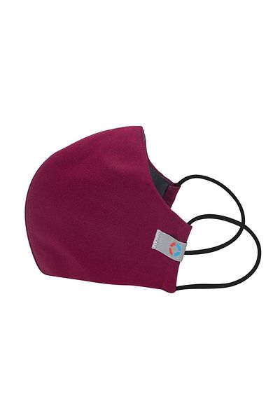 OEM Set of 5 Reusable Antimicrobial Protective Masks - Wine | Cherokee Mask Size: M/L