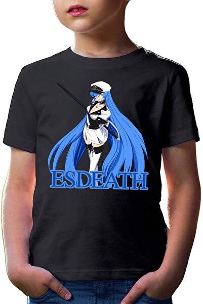 OEM Tricou copii Akame ga Kill Esdeath Spadasin Otaku Bishoujo Gore