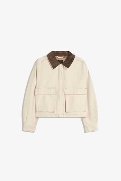 Bershka Jacket with corduroy collar