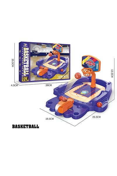 Flippy Mini Interactive Basketball Board Game for Kids, Flippy, Balls Included, 25.5x19.5x13.5 cm, Purple