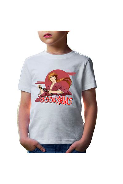 OEM Tricou copii Rurouni Kenshin Japan Sun Samurai Kenji