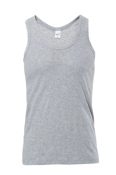 Anıt 10 Pieces (Economical Package) Large Size Classic Strap Rib Fabric Cotton Men's Undershirt 100% Cotton