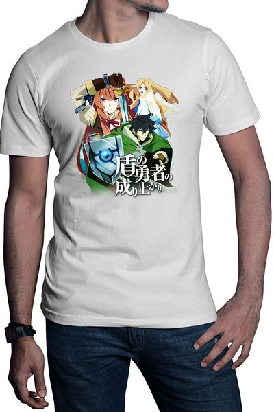OEM Men's T-shirt Rising of the Shield Hero Naofumi Raphtalia Filo Drama Fantasy