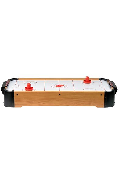 Flippy Air Hockey Table Graffiti without Legs, Flippy, Wood, 2 Pucks, Scoreboard, 2 Pushers, Brown