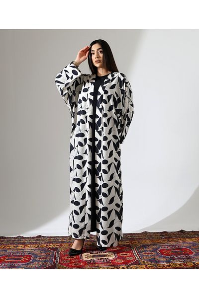 Fi'l Arz Fashion Patterned Hijab Long Set