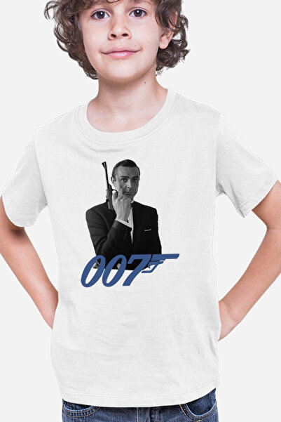OEM Tricou copii James Bond 007 Logo Vintage Old Movie Alpha
